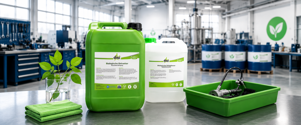 Eco Cleaning Products in a Modern Workshop