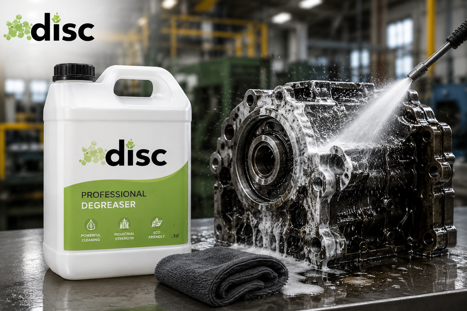 Industrial Degreaser Cleaning Demonstration