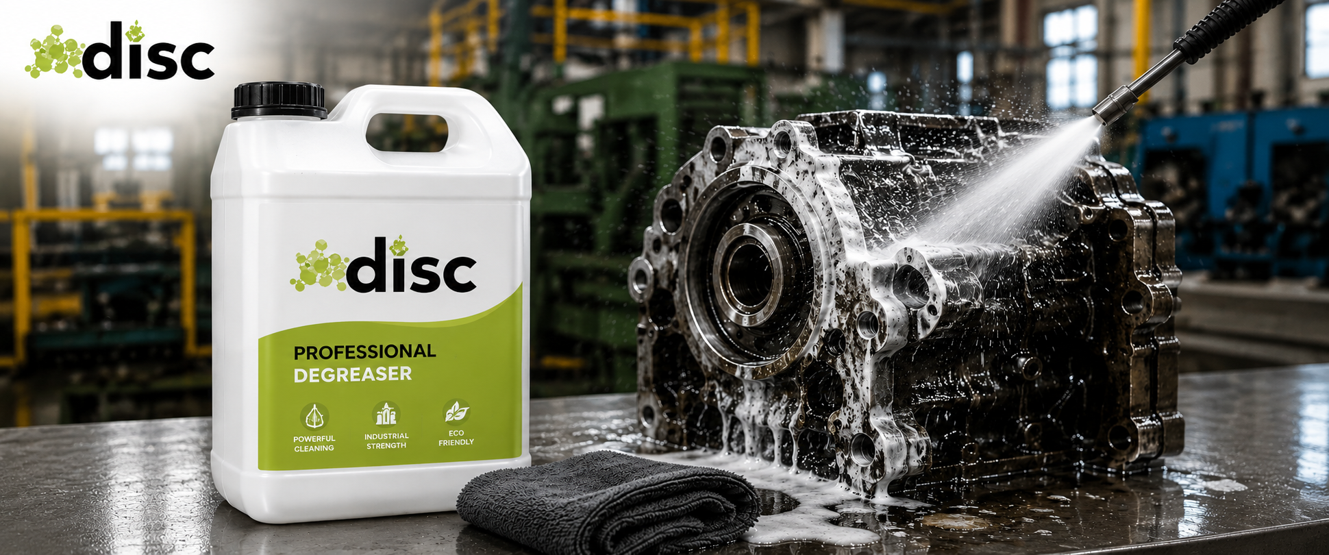 Professional Degreaser in Action