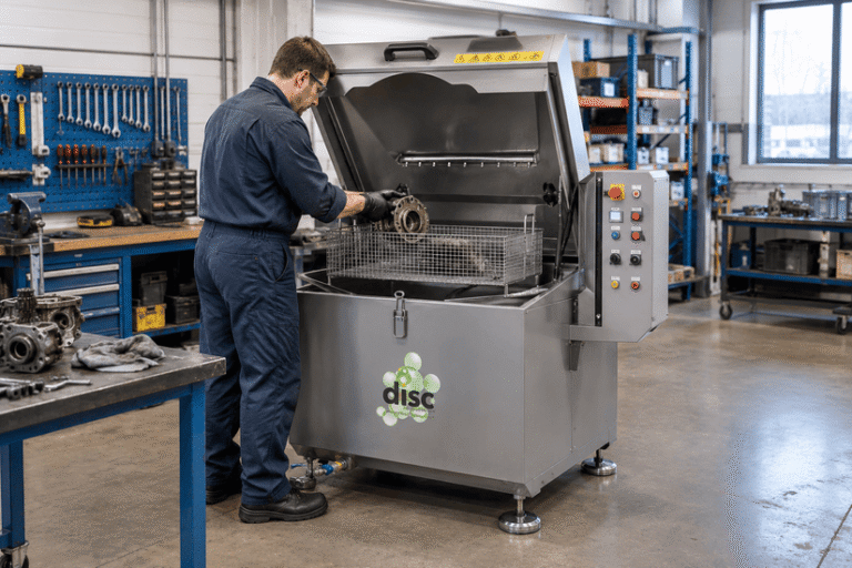 Industrial Parts Washer in Workshop